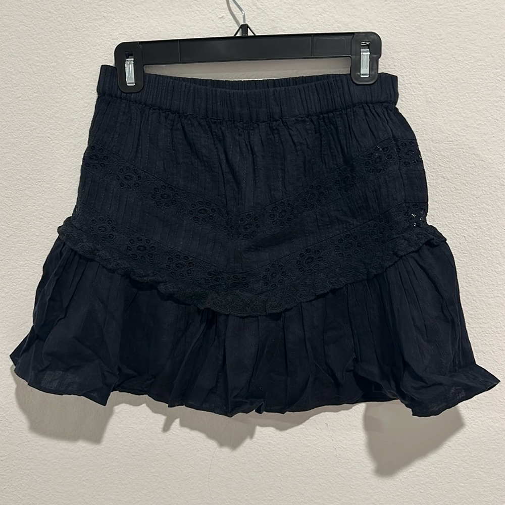 Loveshackfancy skirt cove black